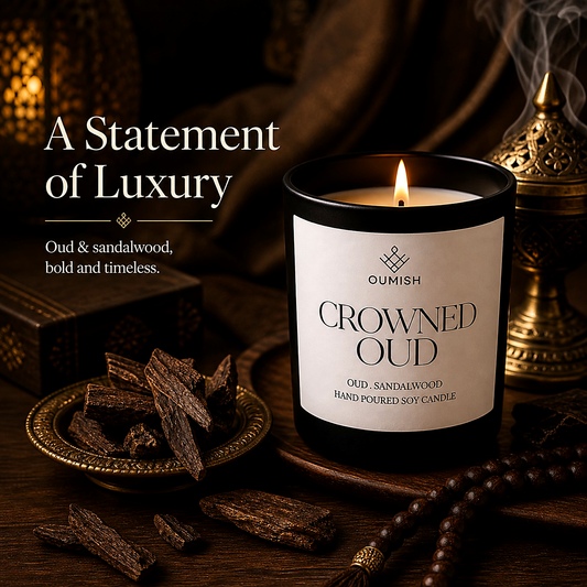 Crowned Oud Scented Candle