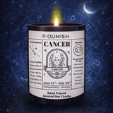 Cancer Zodiac Scented Candle – Mystic Pearl (Motia & White Rose)