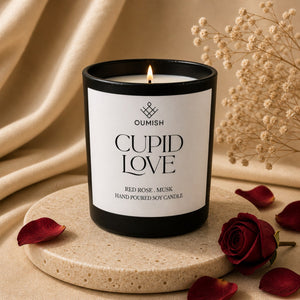 Cupid Love red rose and musk Signature Candle hero image