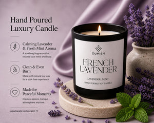French Lavender hand-poured soy candle benefits