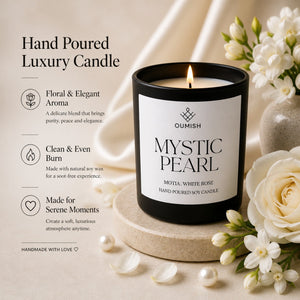 Mystic Pearl hand-poured soy candle benefits