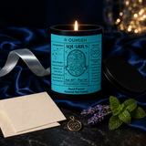 Aquarius zodiac candle luxury gifting scene by Oumish