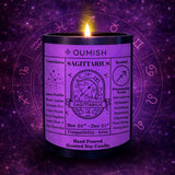 Sagittarius Zodiac Scented Candle – Coco Cabana (Coconut & Vanilla)