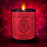 Scorpio Zodiac Scented Candle – Crowned Oud (Oud & Sandalwood)