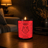 Aries Zodiac Scented Candle – Zesty Aura (Mango & Lime)