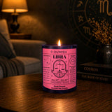 Libra Zodiac Scented Candle – Cupid Love (Rose & Musk)