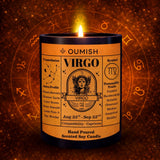 Virgo Zodiac Scented Candle – Verdant Veil (Apple Crème)
