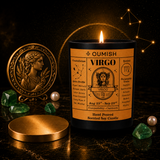 Virgo Zodiac candle premium display